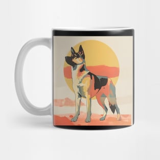 Norwegian Elkhound in 80's Mug